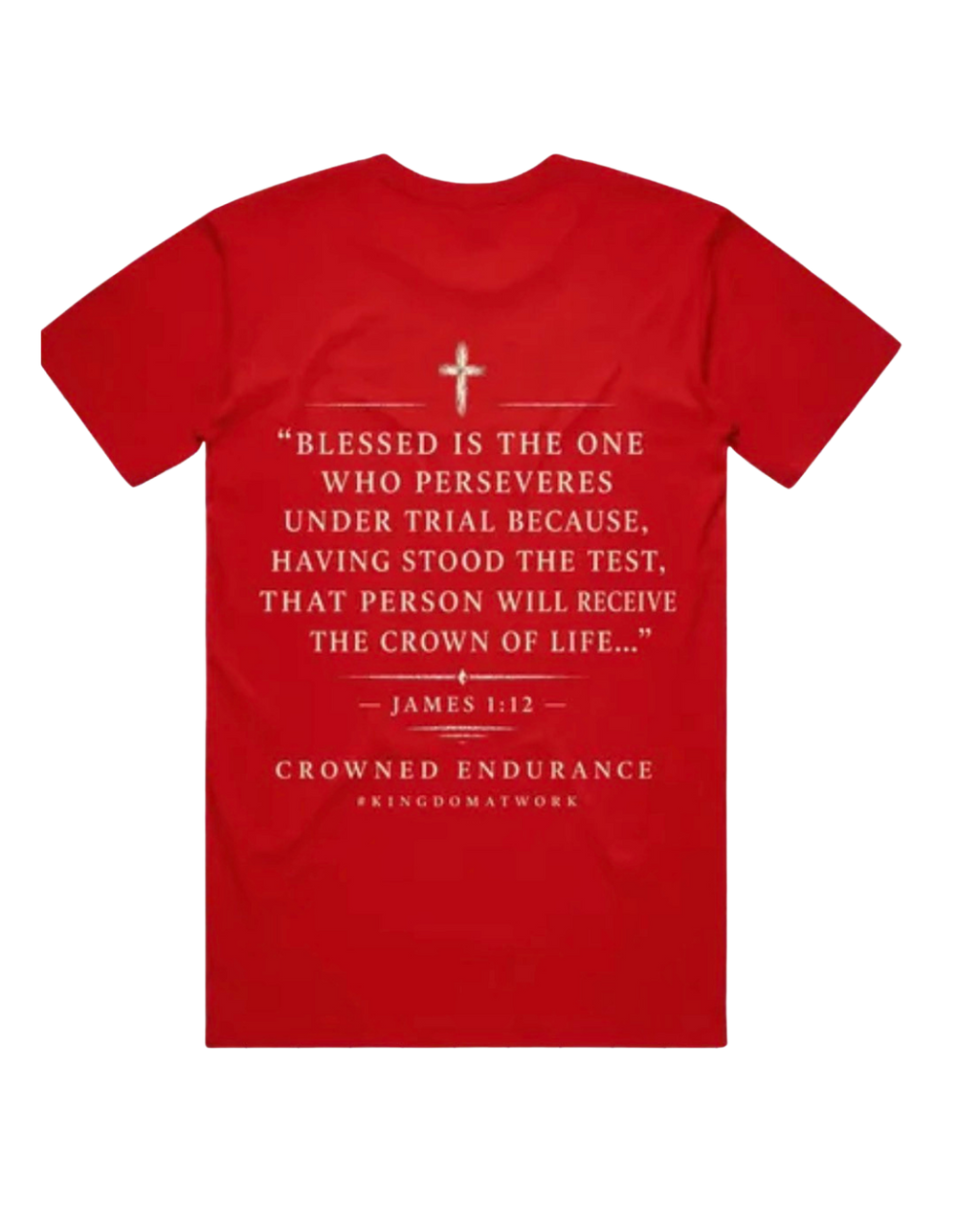 Crowned Endurance Official Tee - Red