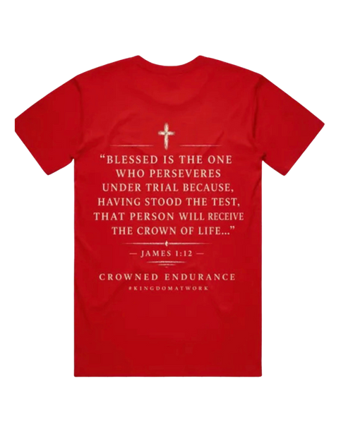 Crowned Endurance Official Tee - Red