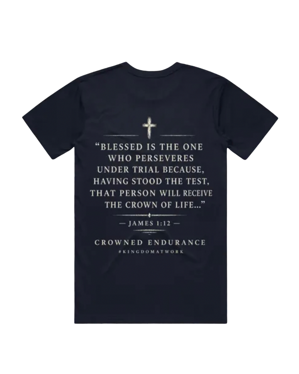 Crowned Endurance Official Tee - Navy