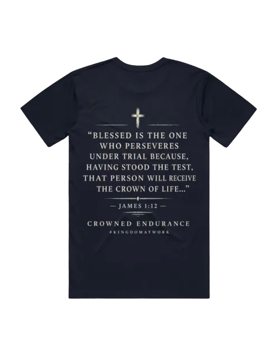 Crowned Endurance Official Tee - Navy