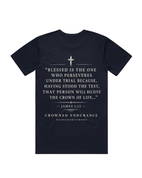 Crowned Endurance Official Tee - Navy
